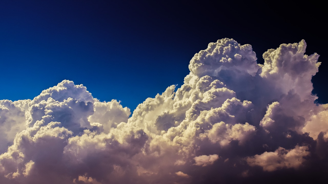 clouds cumulus sky free photo