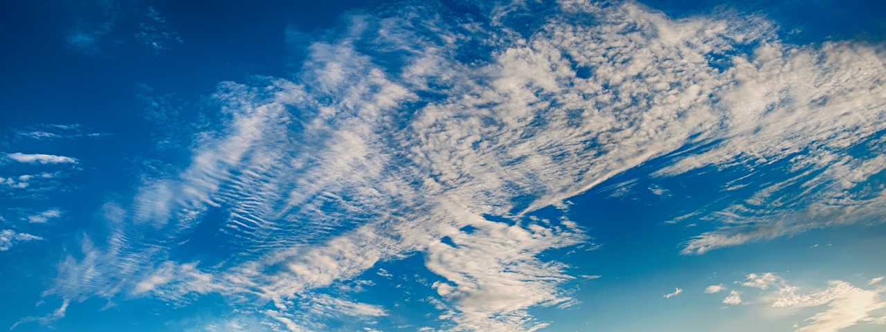 clouds sky banner free photo