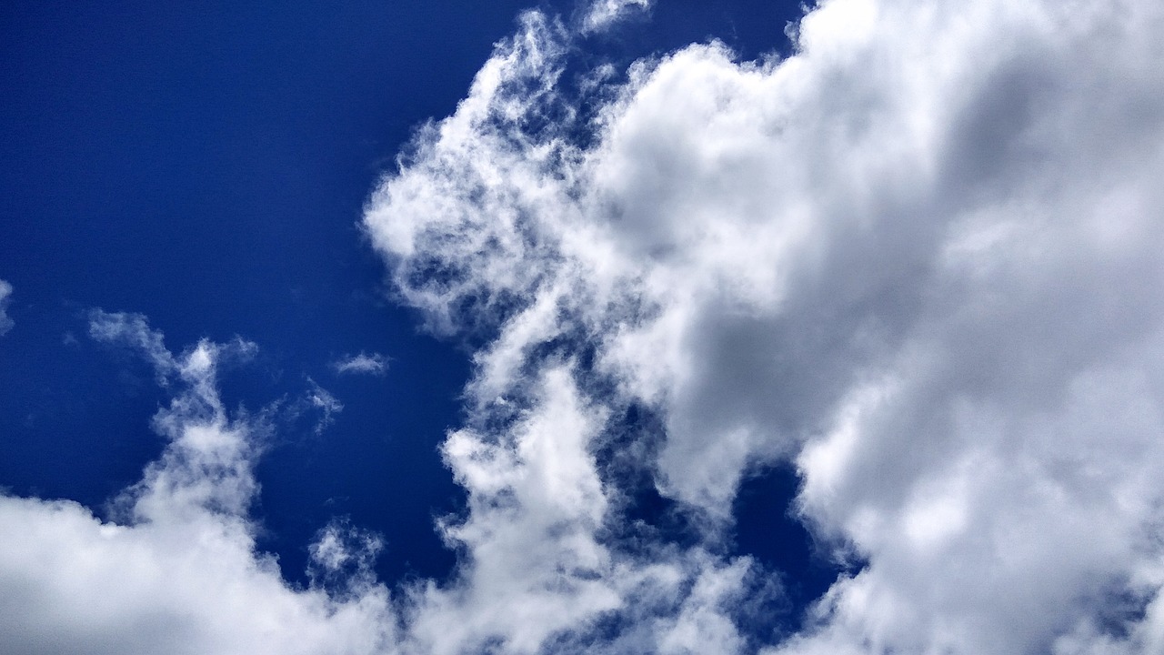 clouds blue sky blue sky clouds free photo