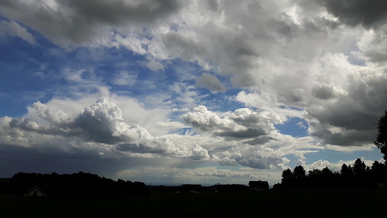 clouds sky landscape free photo