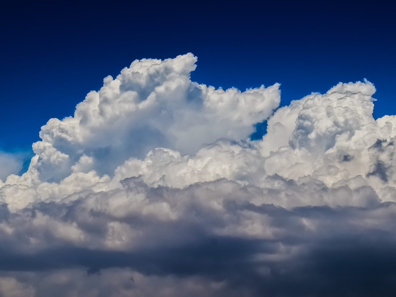 clouds white grey free photo