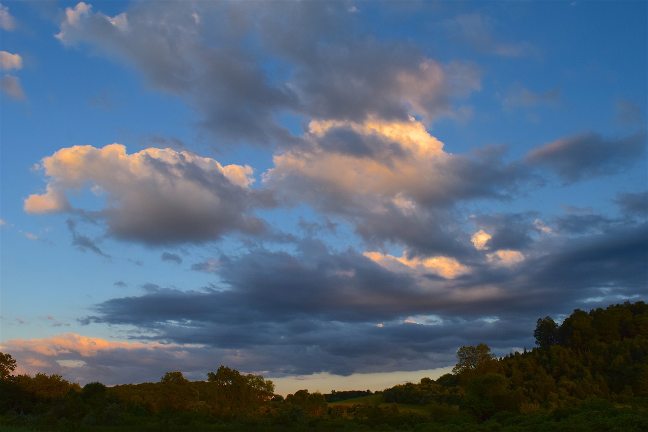 clouds sky sunset free photo