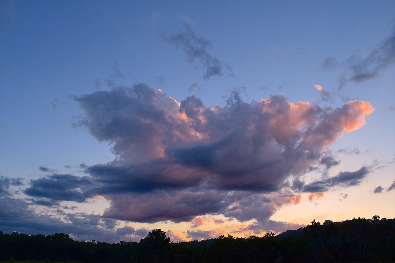 clouds sky sunset free photo