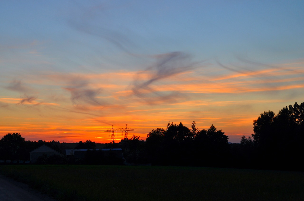 clouds the sun landscape free photo