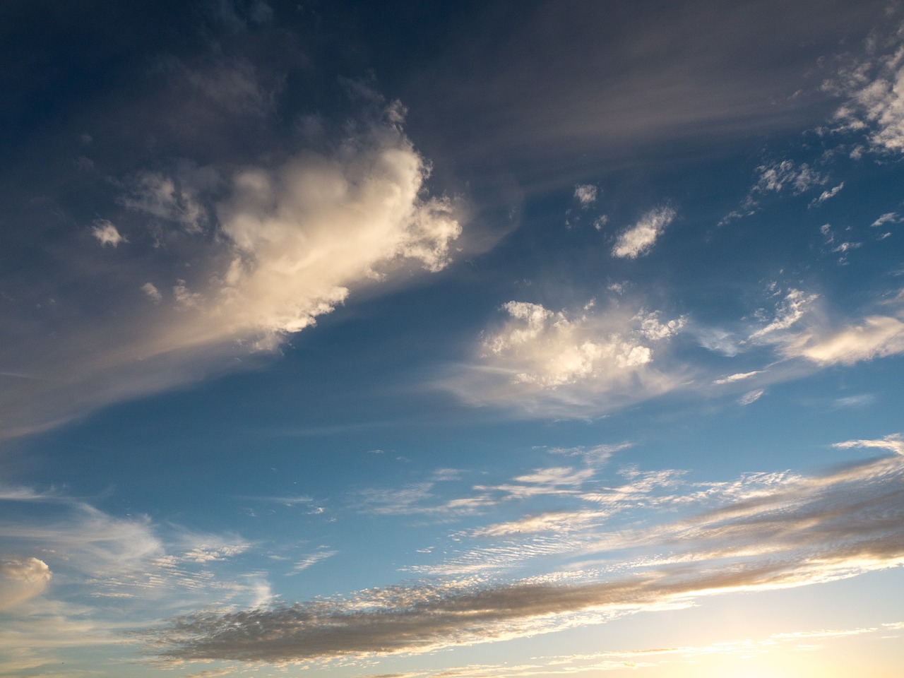 clouds sky blue free photo