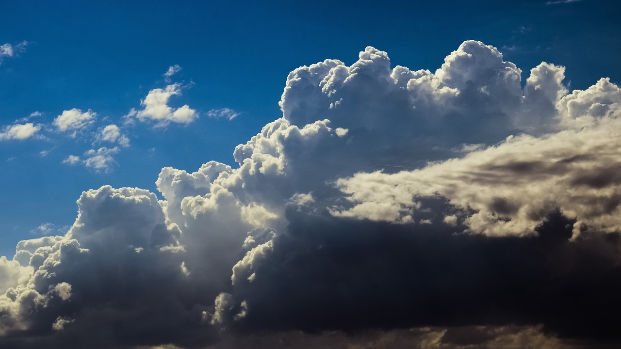 clouds white grey free photo