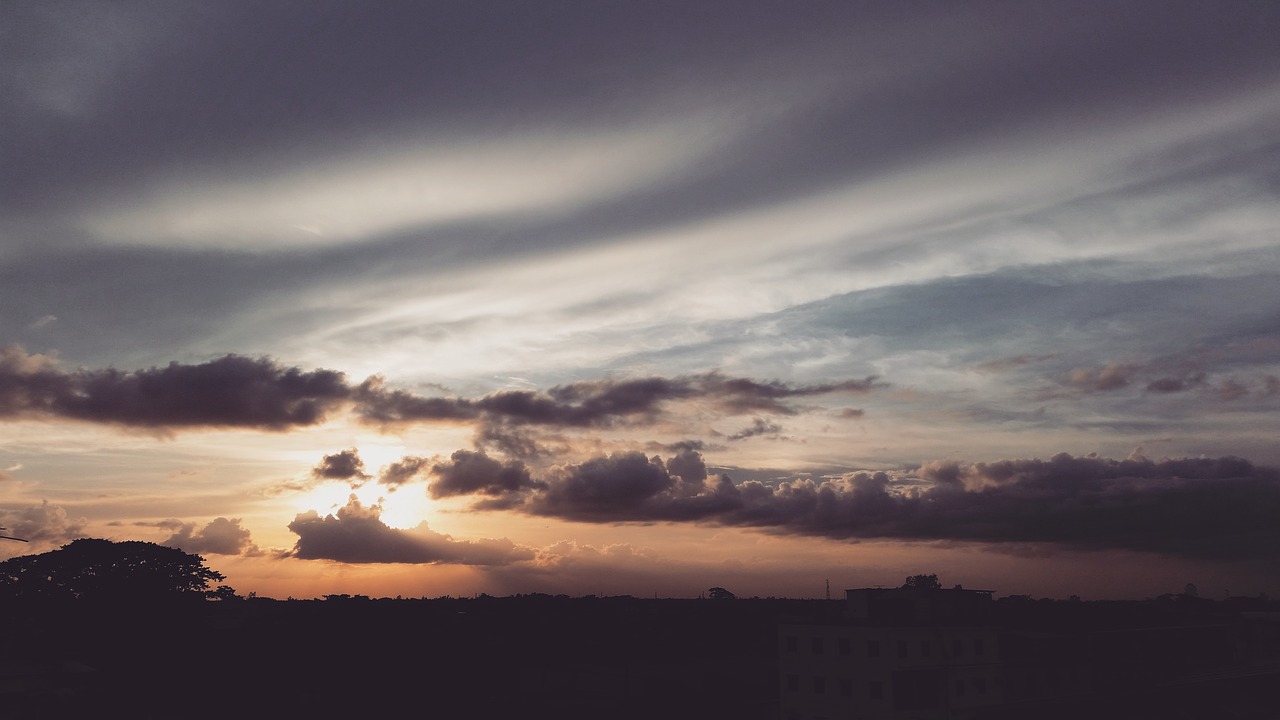 clouds sky floating clouds free photo