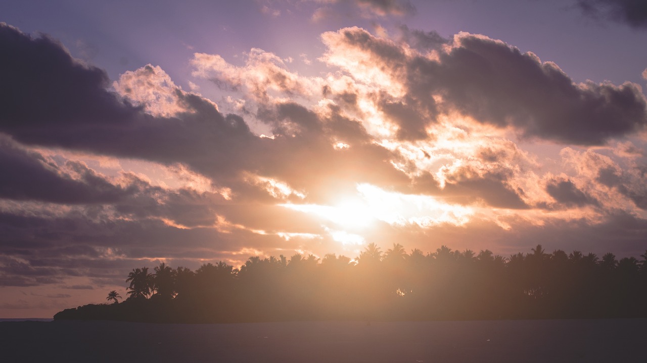 clouds sky sunset free photo