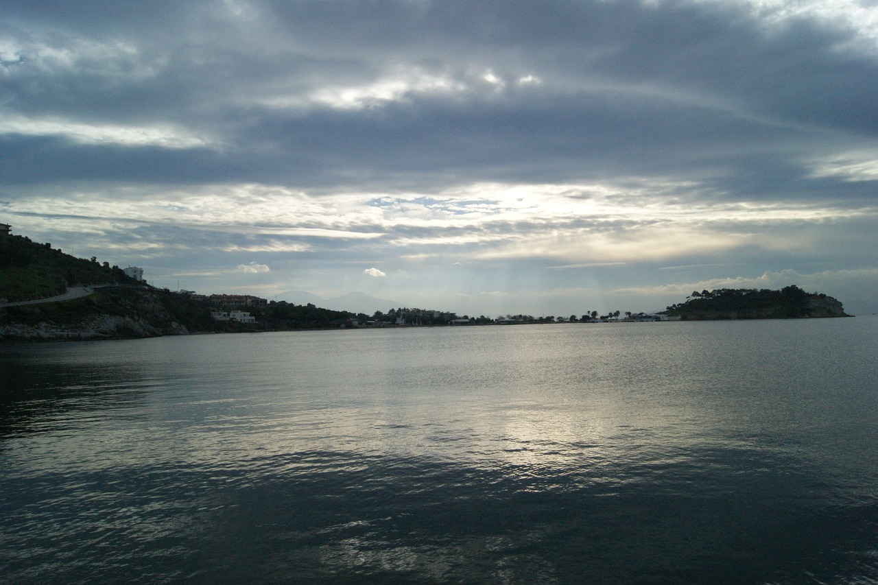 clouds marine landscape free photo