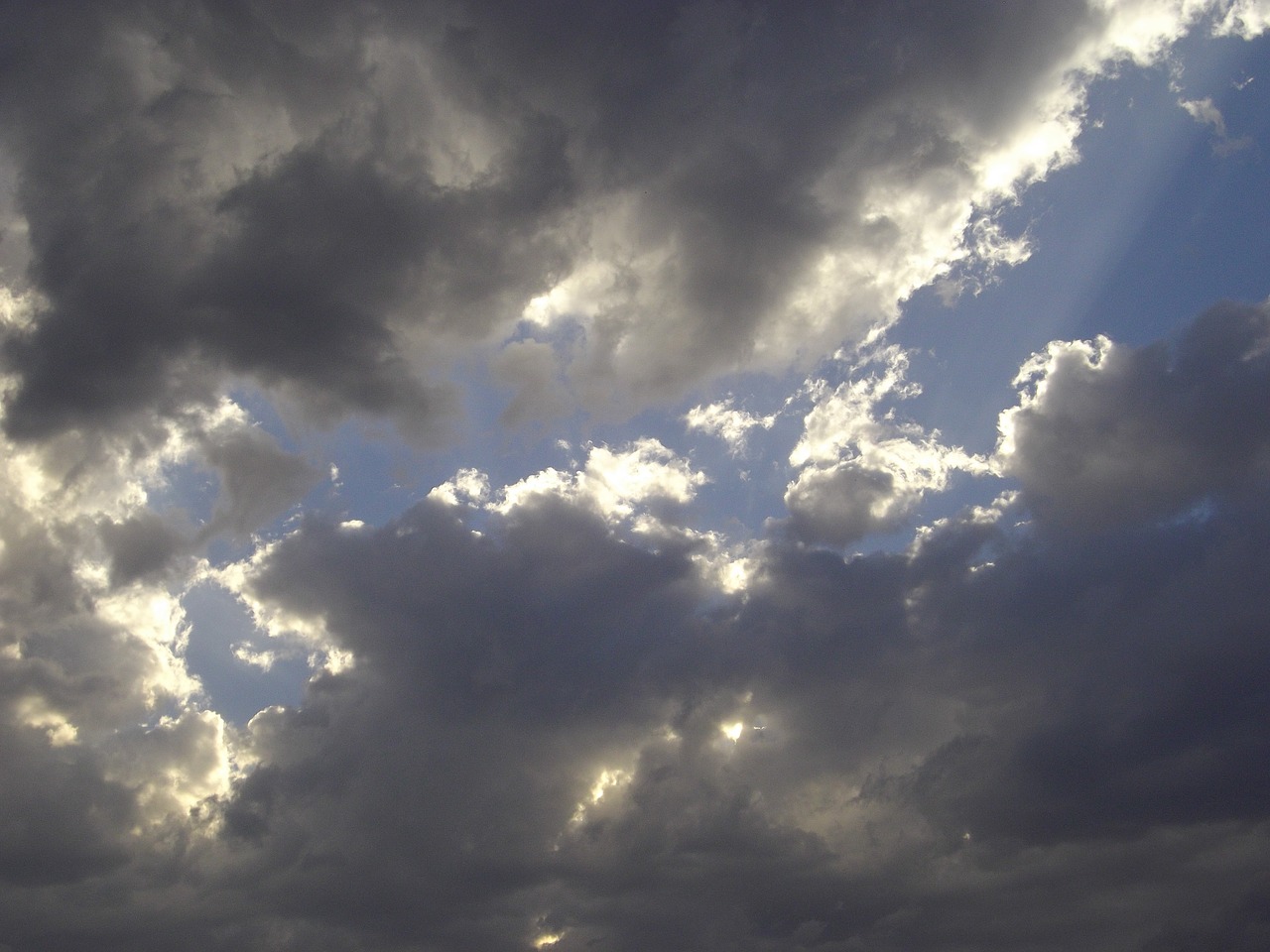 clouds sky light free photo