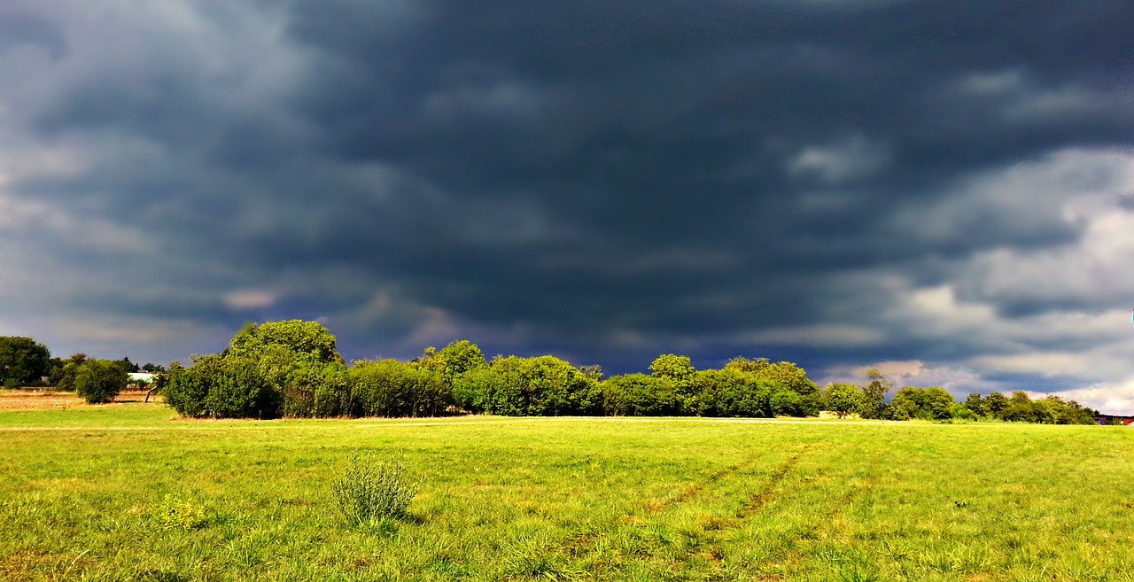 clouds storm rain free photo