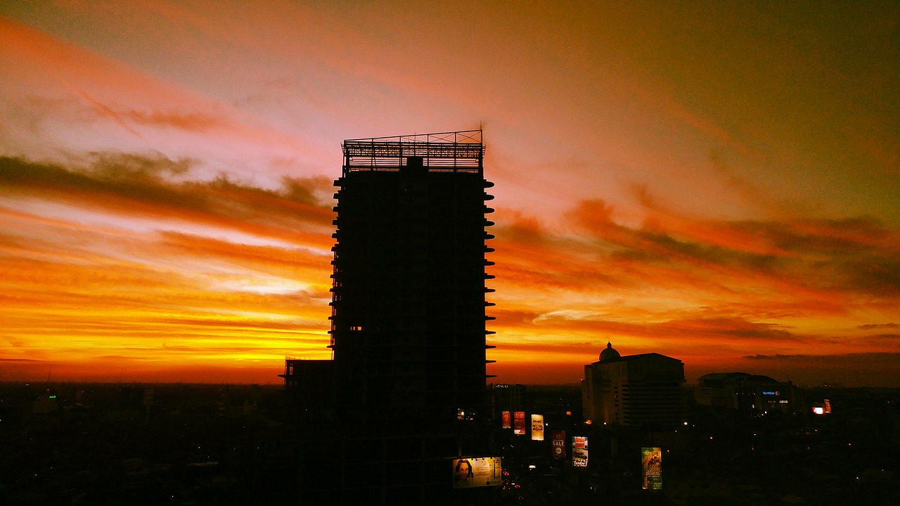 clouds sky sunset free photo