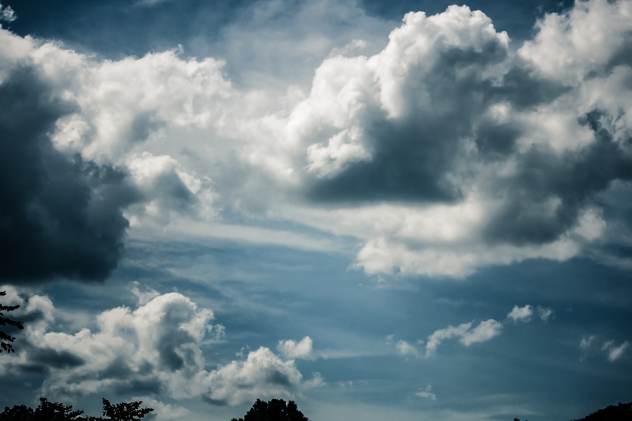 clouds blue clouds beautiful free photo