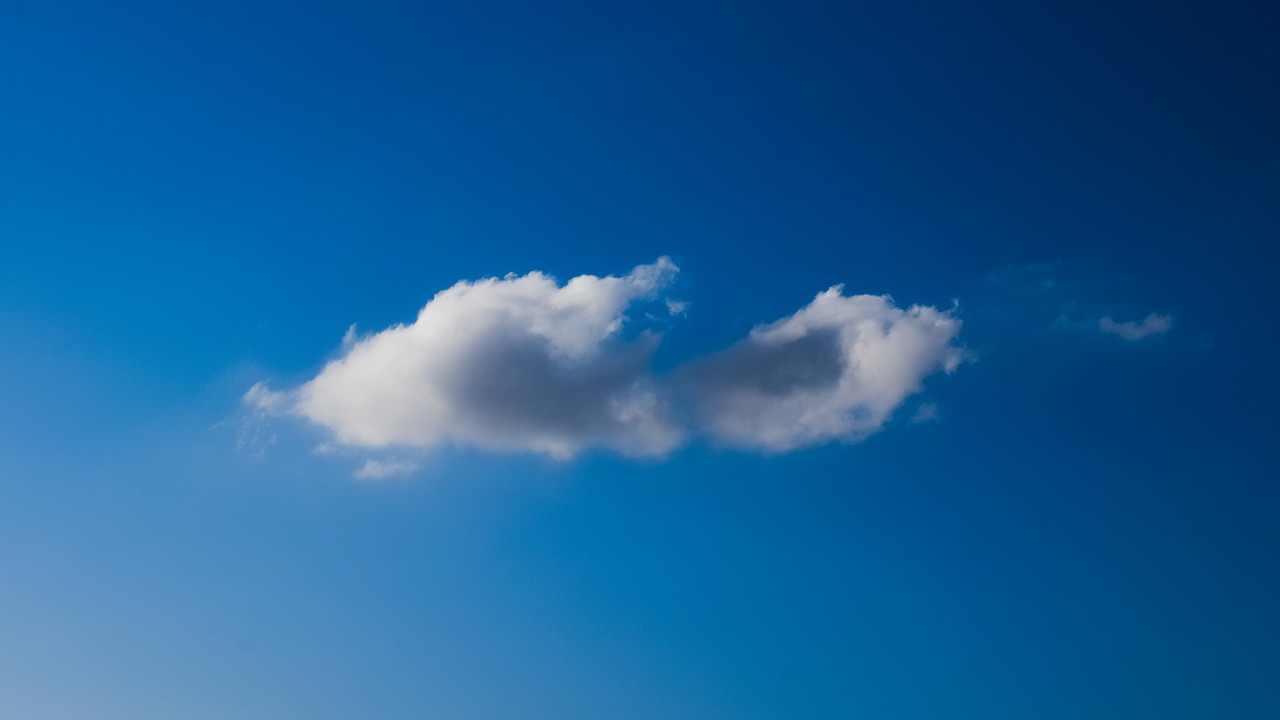 clouds sky blue sky clouds free photo