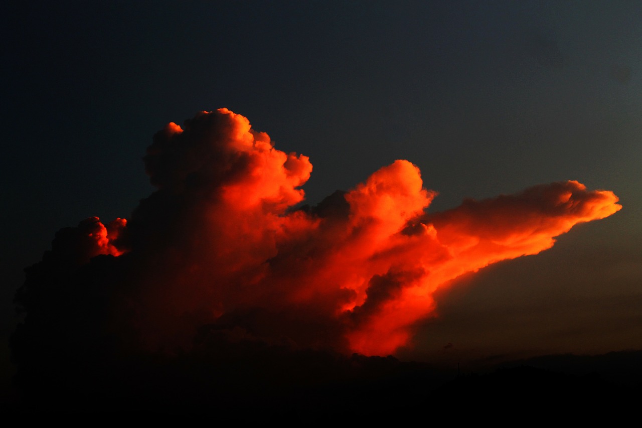 clouds sunset landscapes free photo