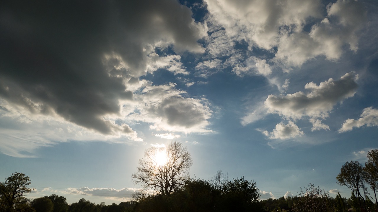 clouds white sky free photo