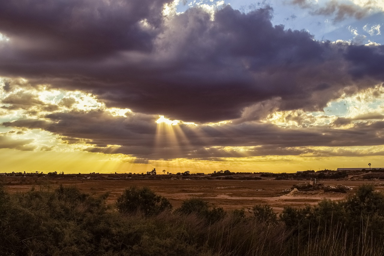 clouds sky stormy weather free photo