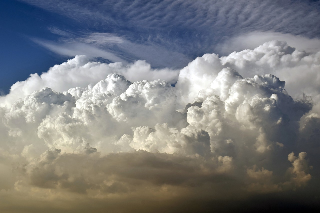 clouds cumulus sky free photo