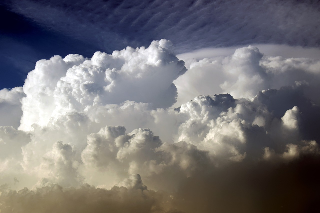 clouds cumulus sky free photo