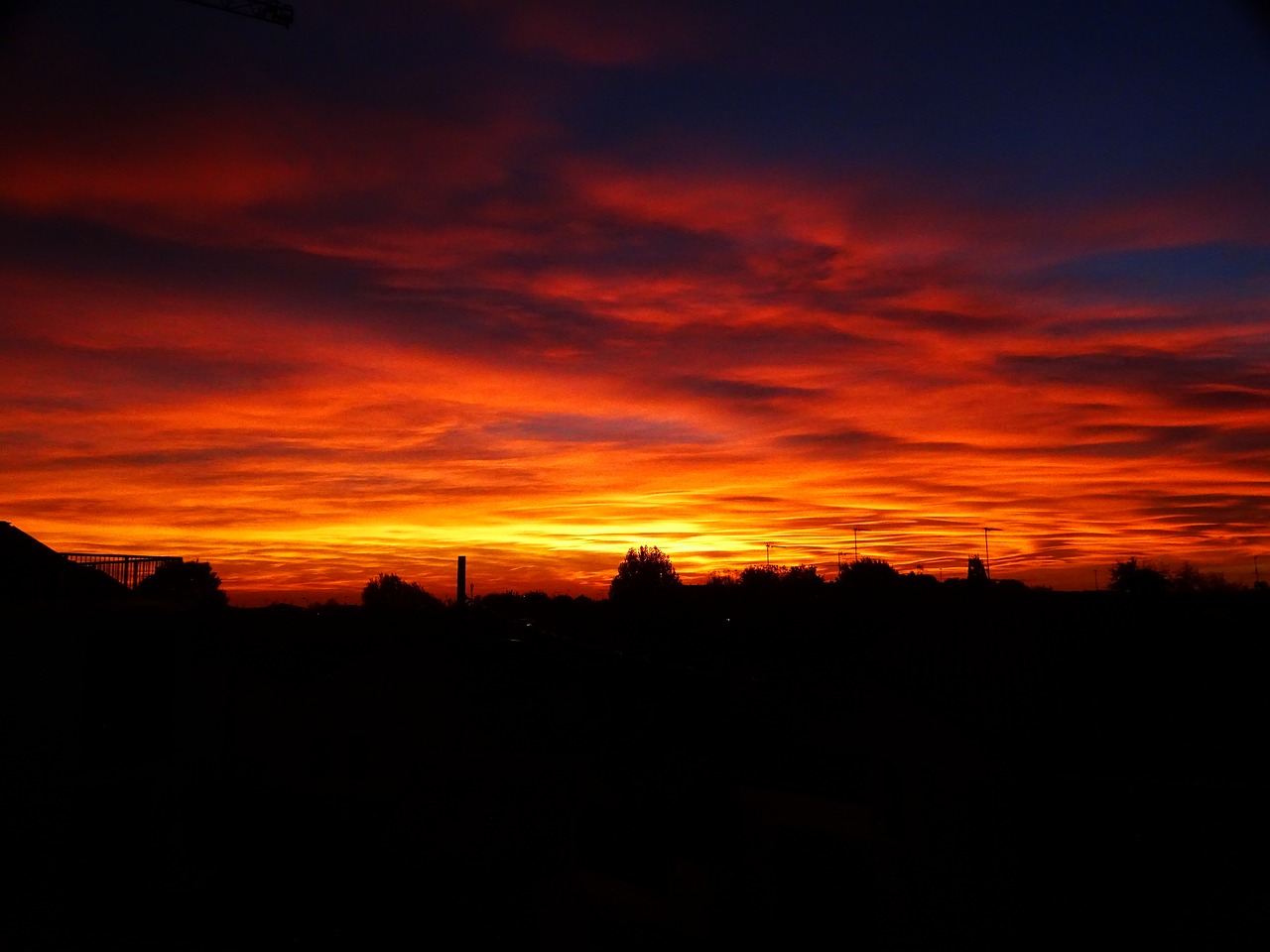 clouds colors sunset free photo