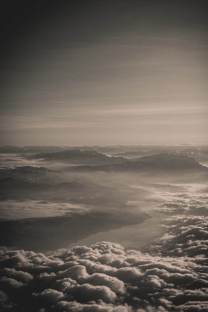 clouds aircraft above the clouds free photo