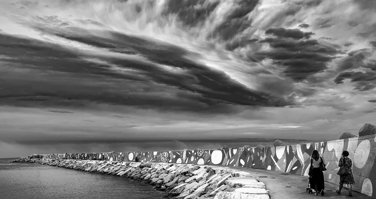 clouds porto landscape free photo