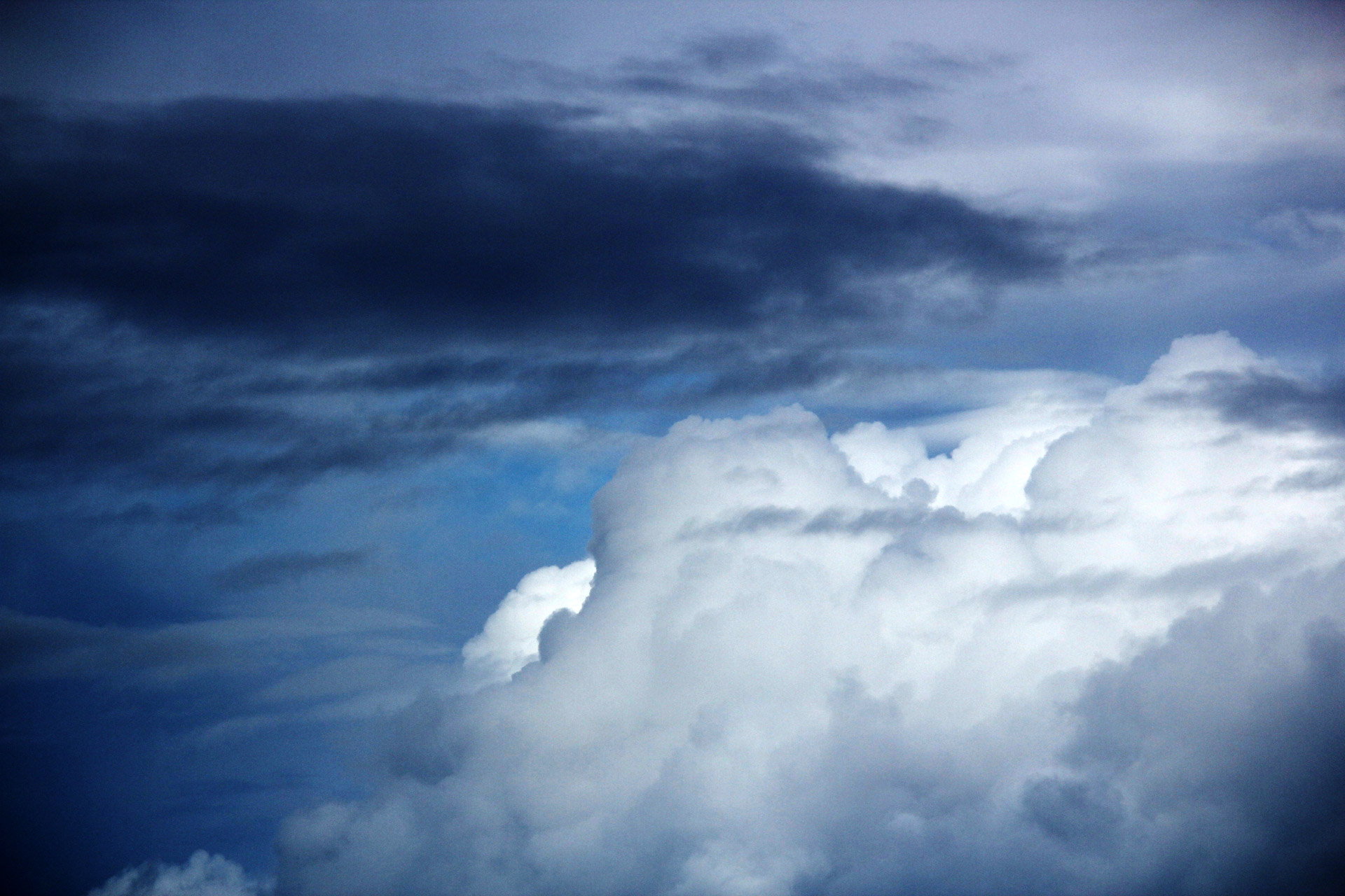 clouds cloudy sky nature free photo