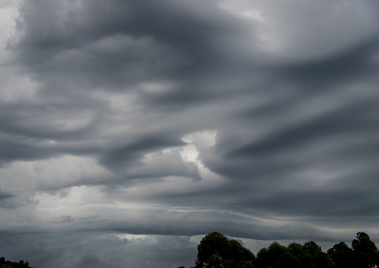 clouds formation weather free photo