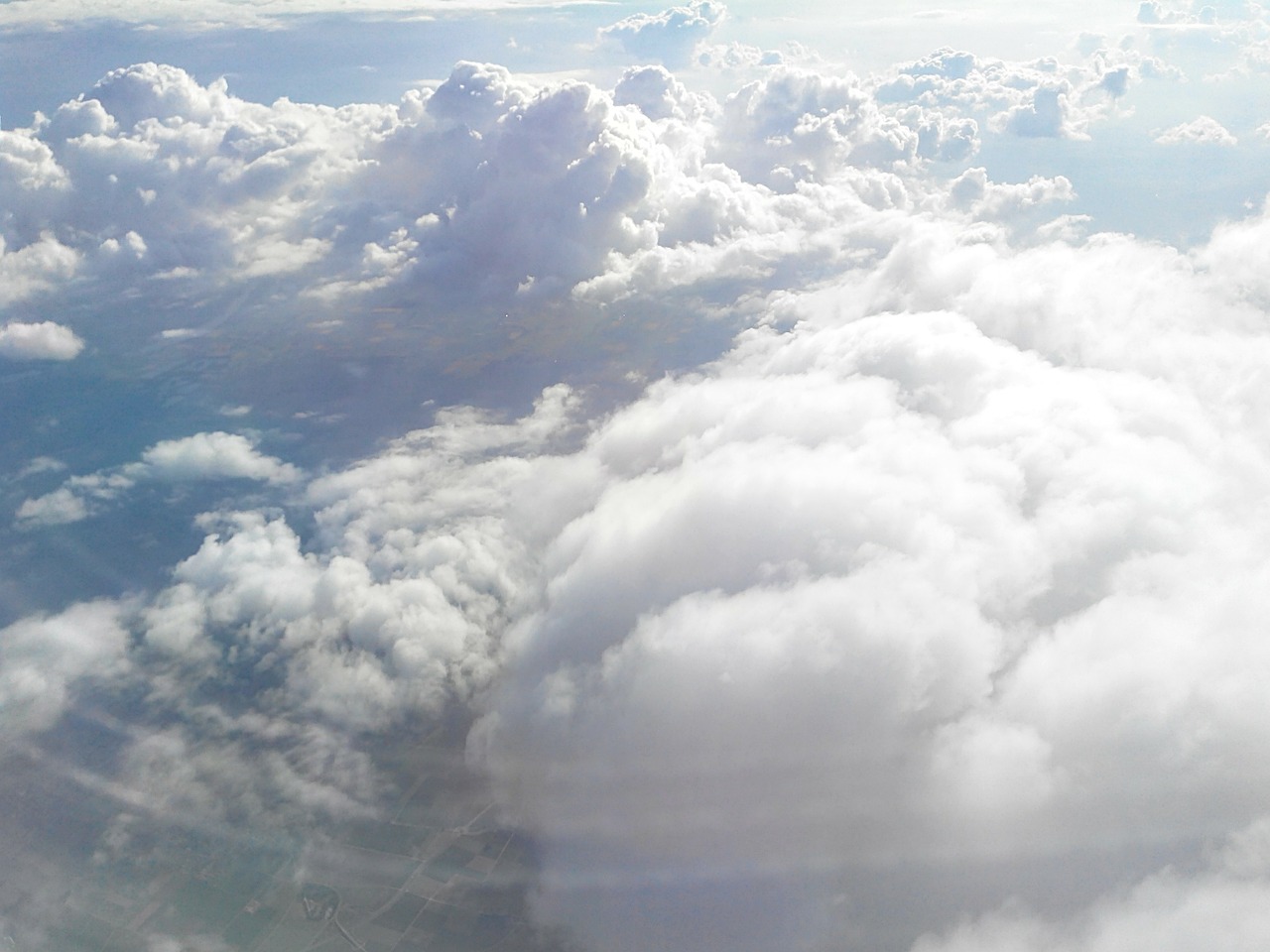 clouds cloud aircraft free photo