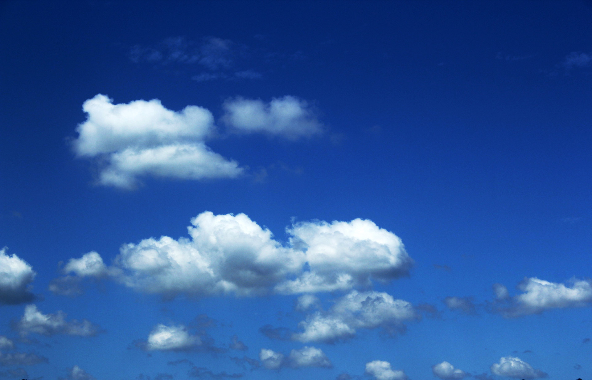 clouds cloudy sky blue sky free photo