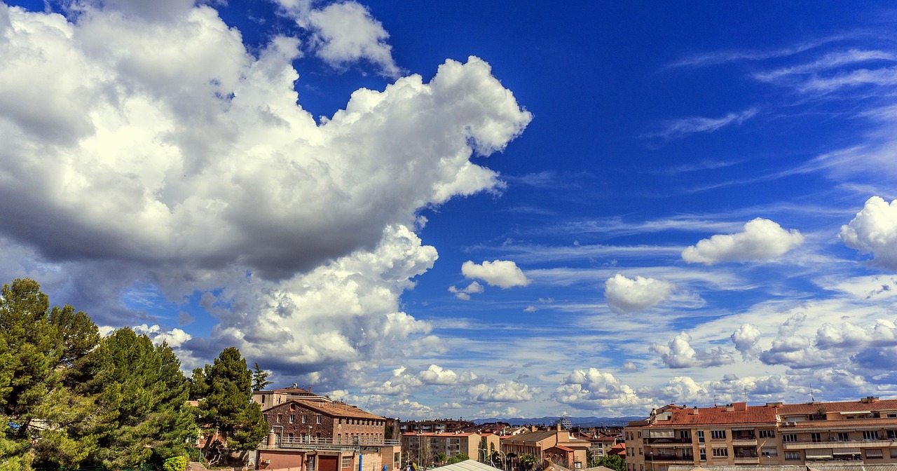 clouds blue sky nature free photo