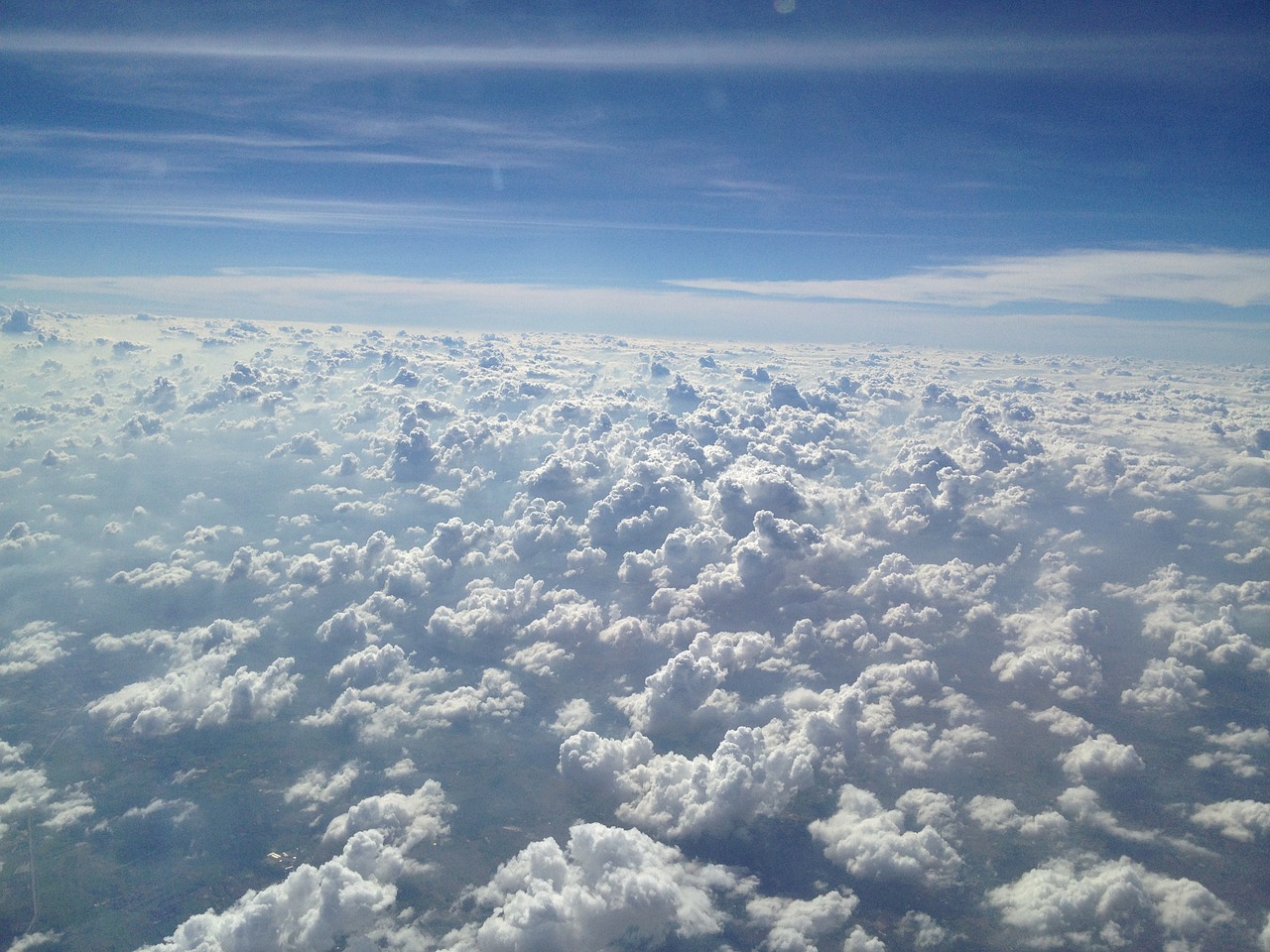 clouds flying sky free photo