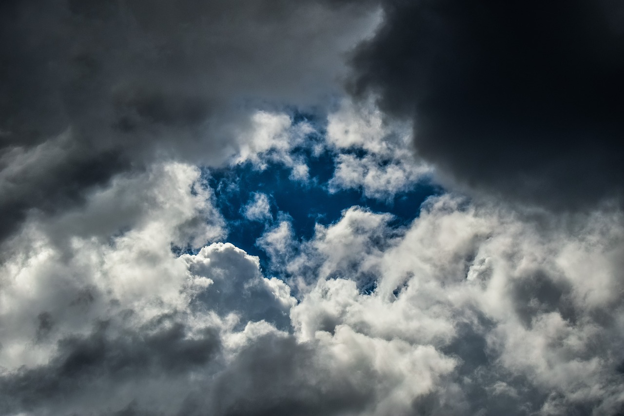 clouds  weather  nature free photo