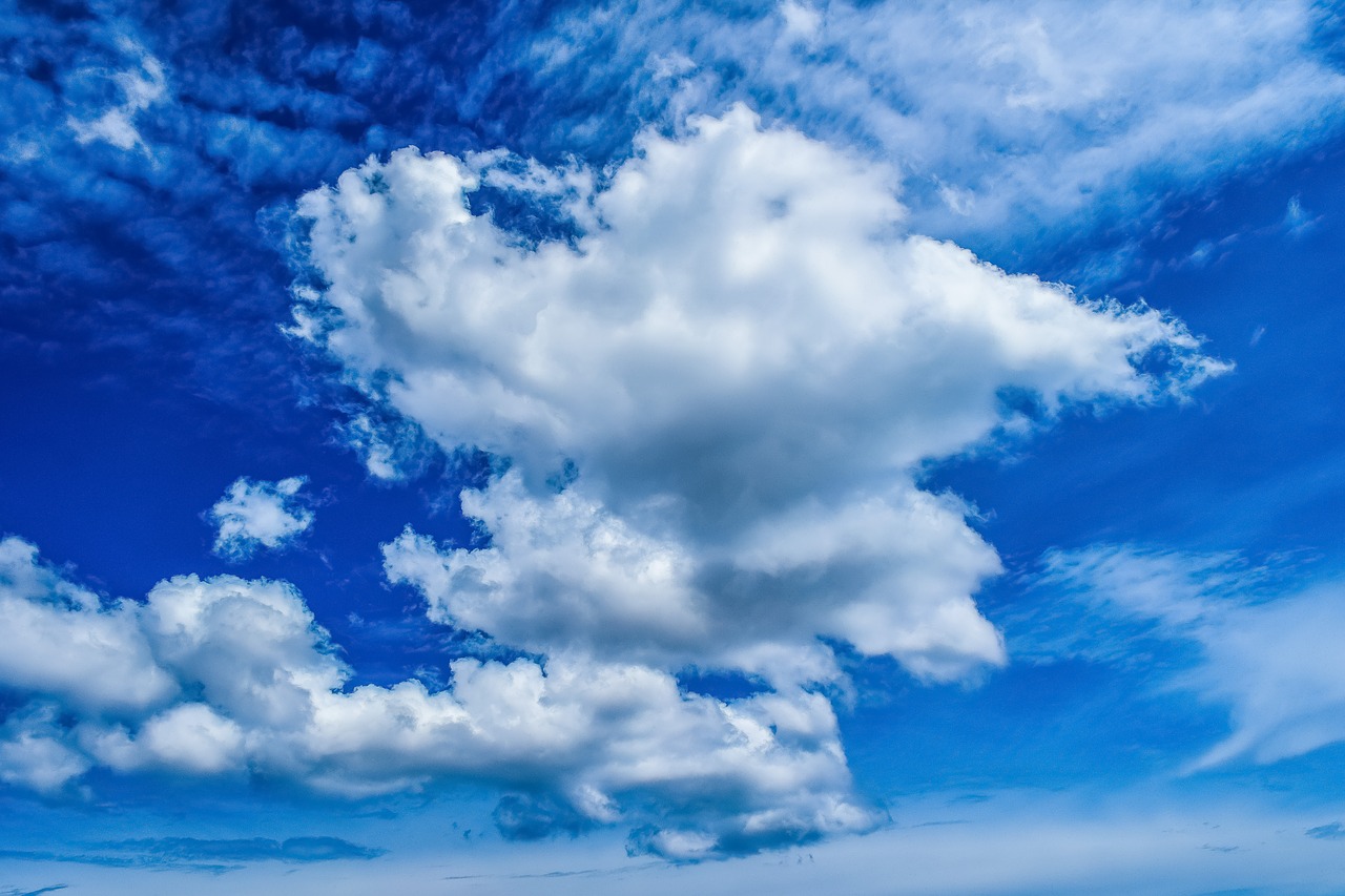 clouds  white  nature free photo