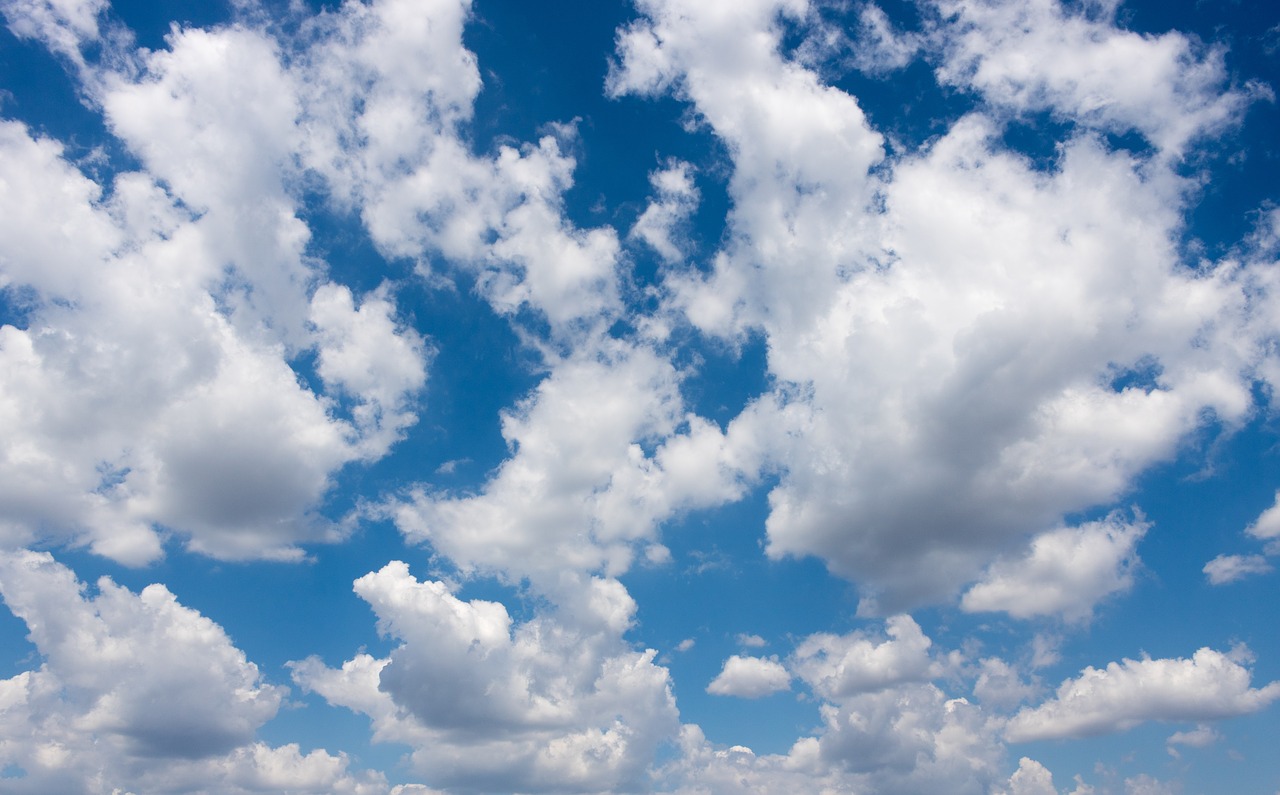 clouds  sky  blue sky clouds free photo