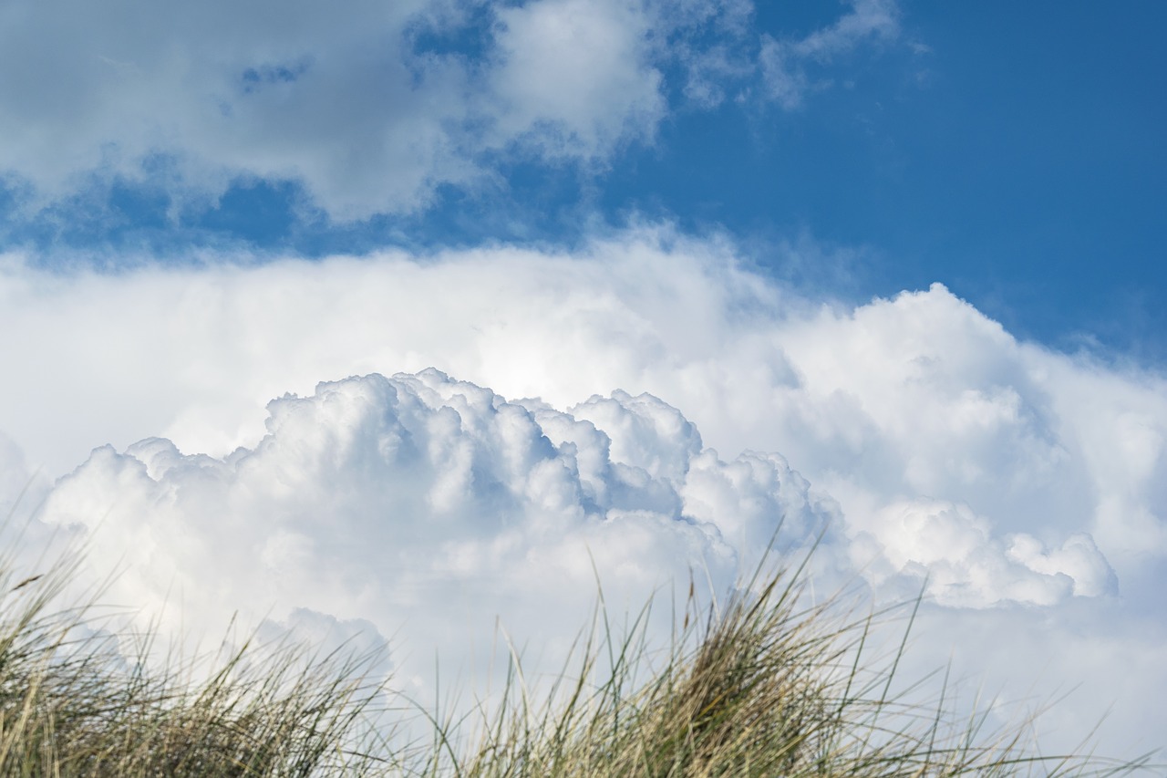 clouds  lake  nature free photo