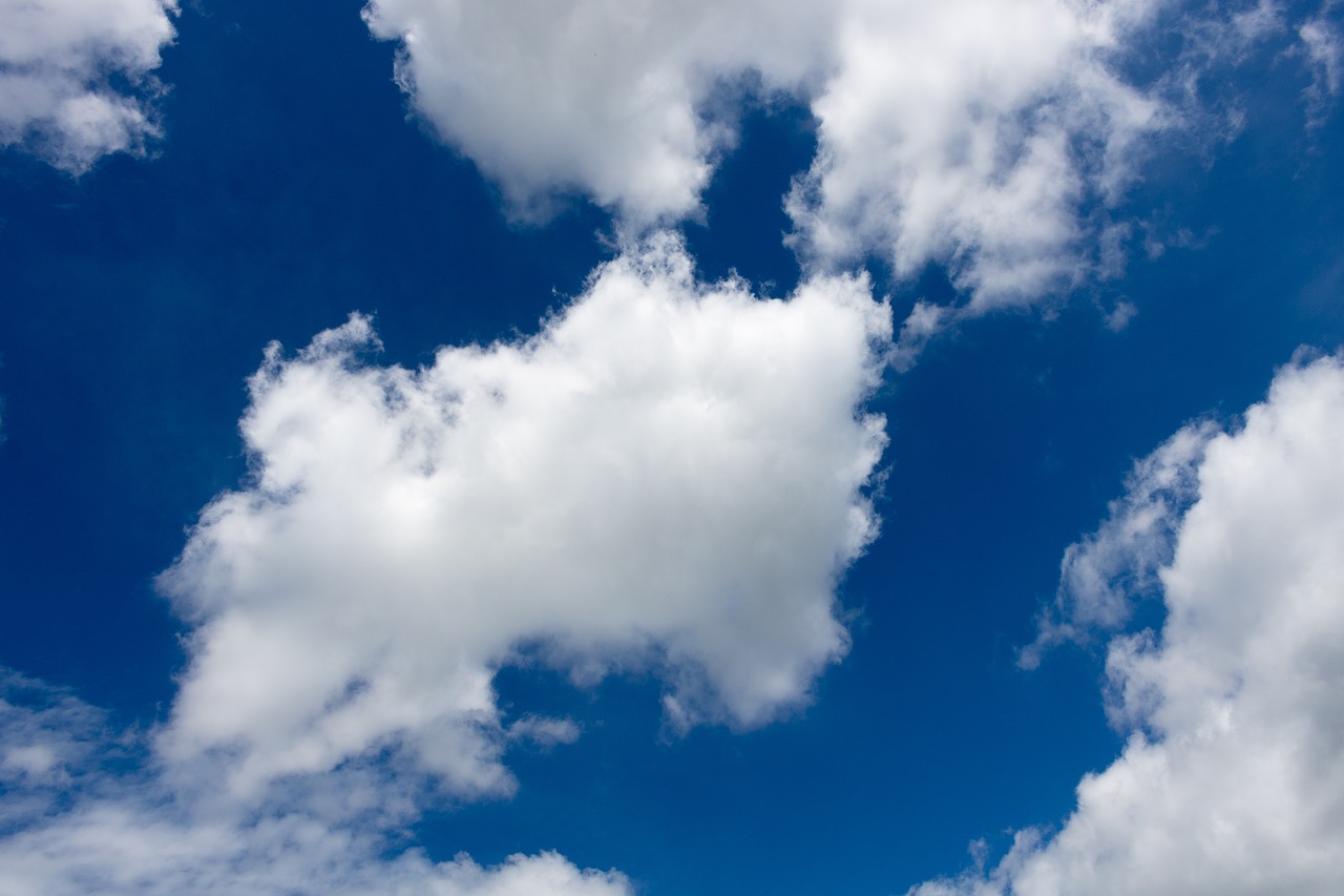 clouds  blue sky  blue sky clouds free photo