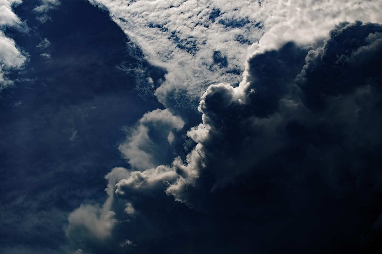 clouds  dramatic  cumulus free photo