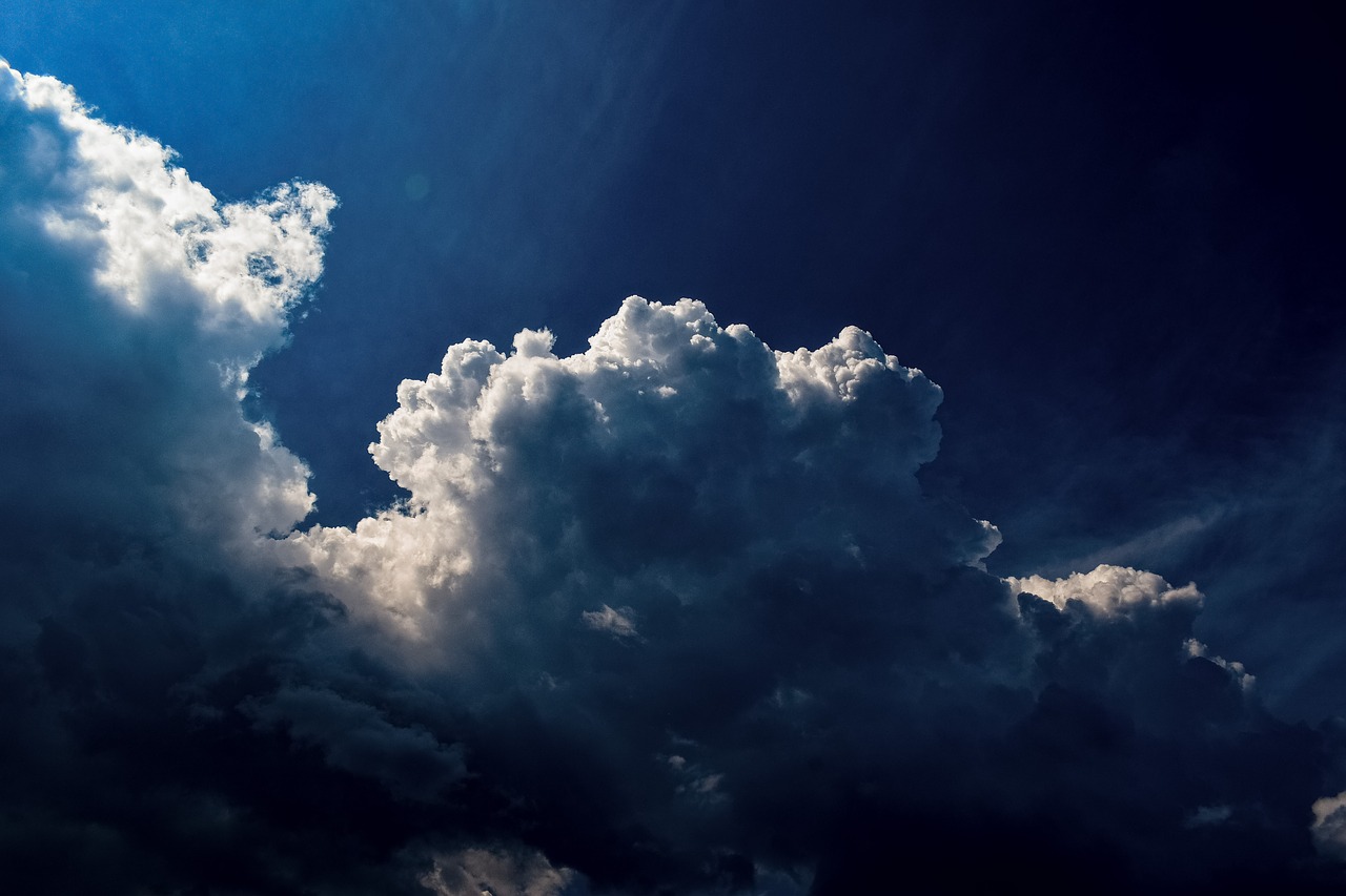 clouds  dramatic  cumulus free photo