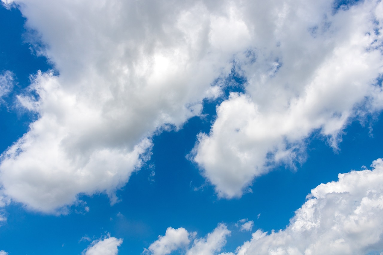 clouds  blue sky  blue sky clouds free photo