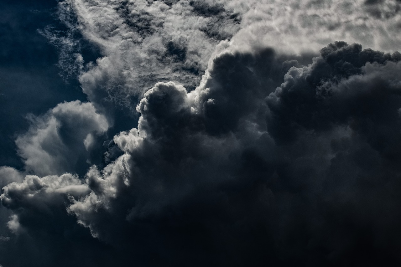 clouds  dramatic  cumulus free photo