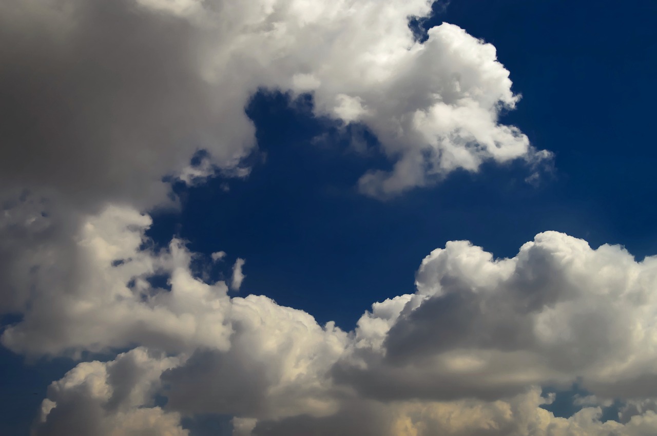 clouds  sky  white clouds free photo