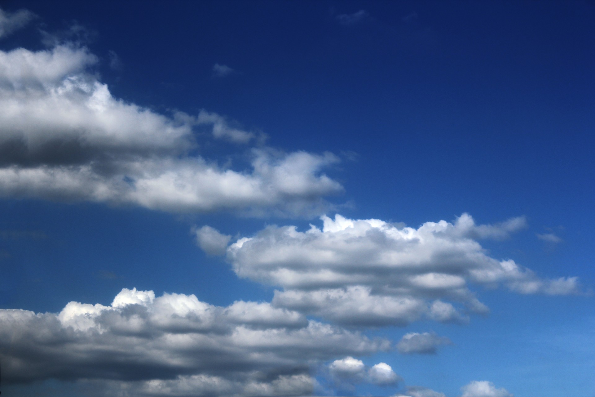 clouds cloudy sky blue sky free photo