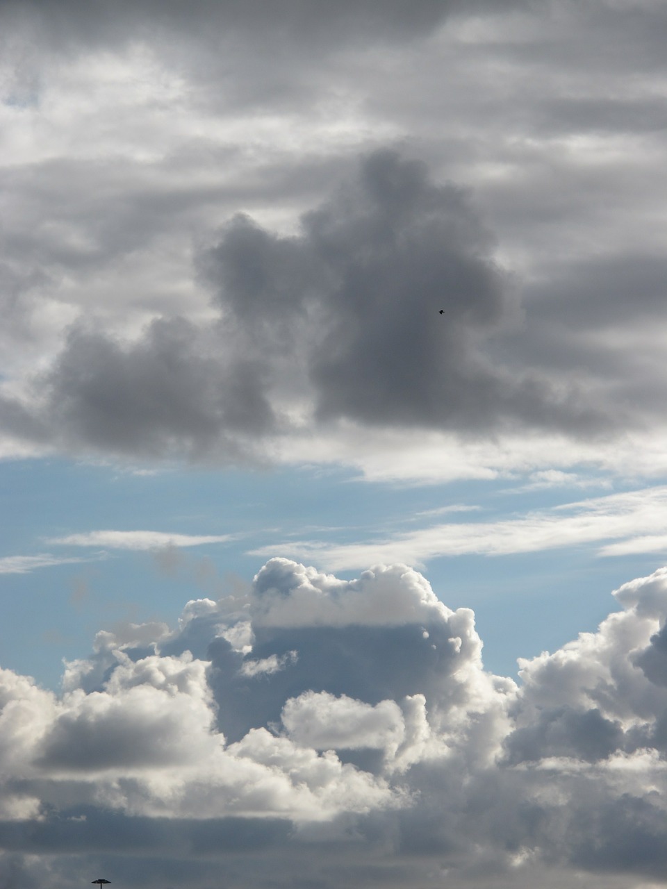 clouds sky blue free photo