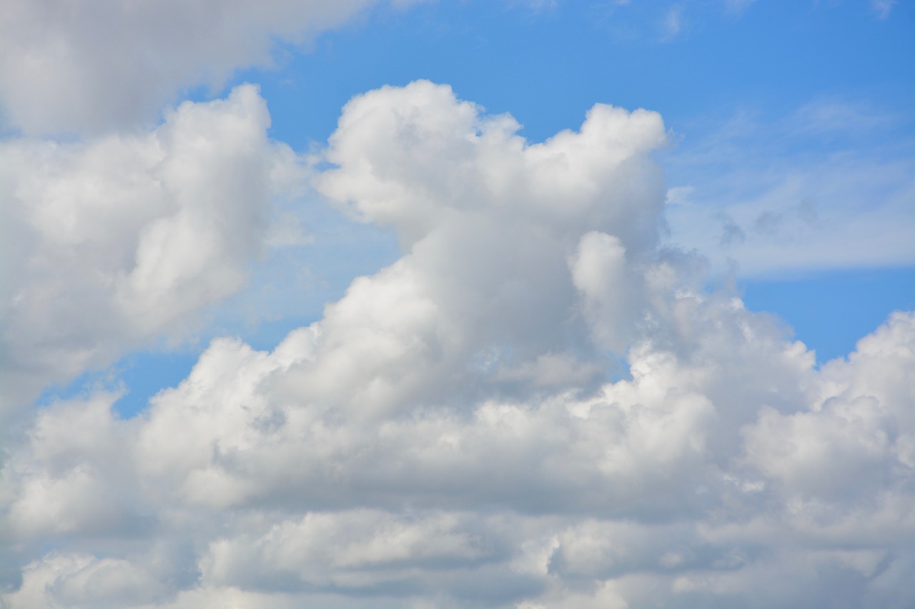 clouds  white clouds  cirrocumulus free photo