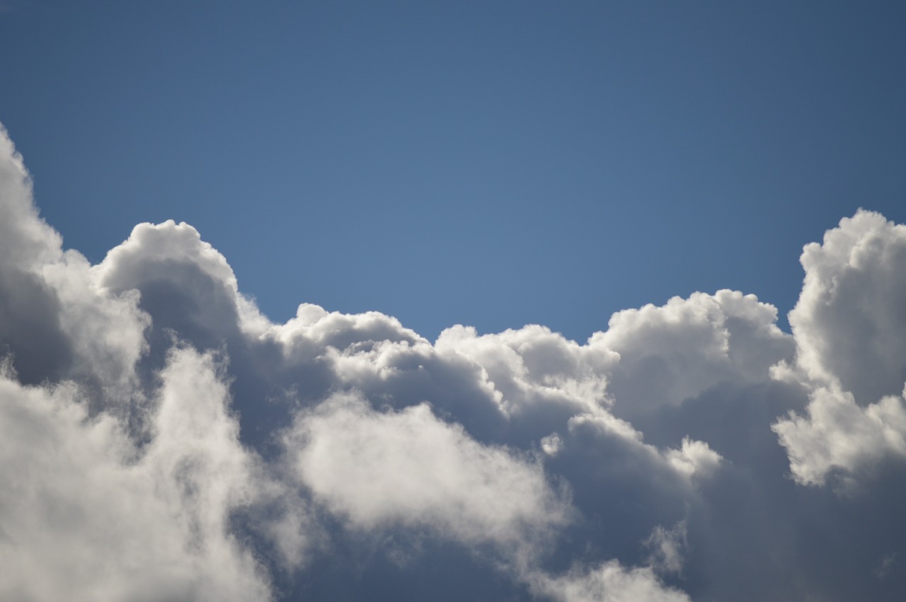 clouds blue sky free photo