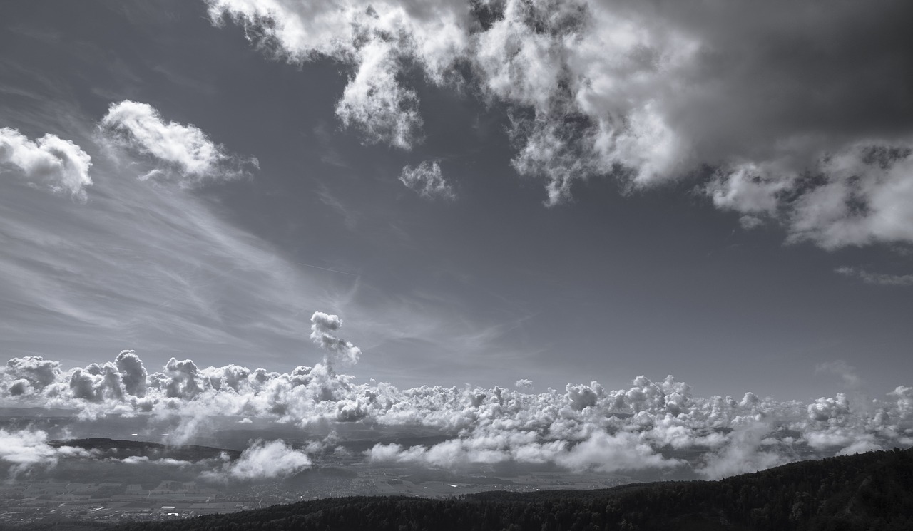 clouds  sky  view free photo