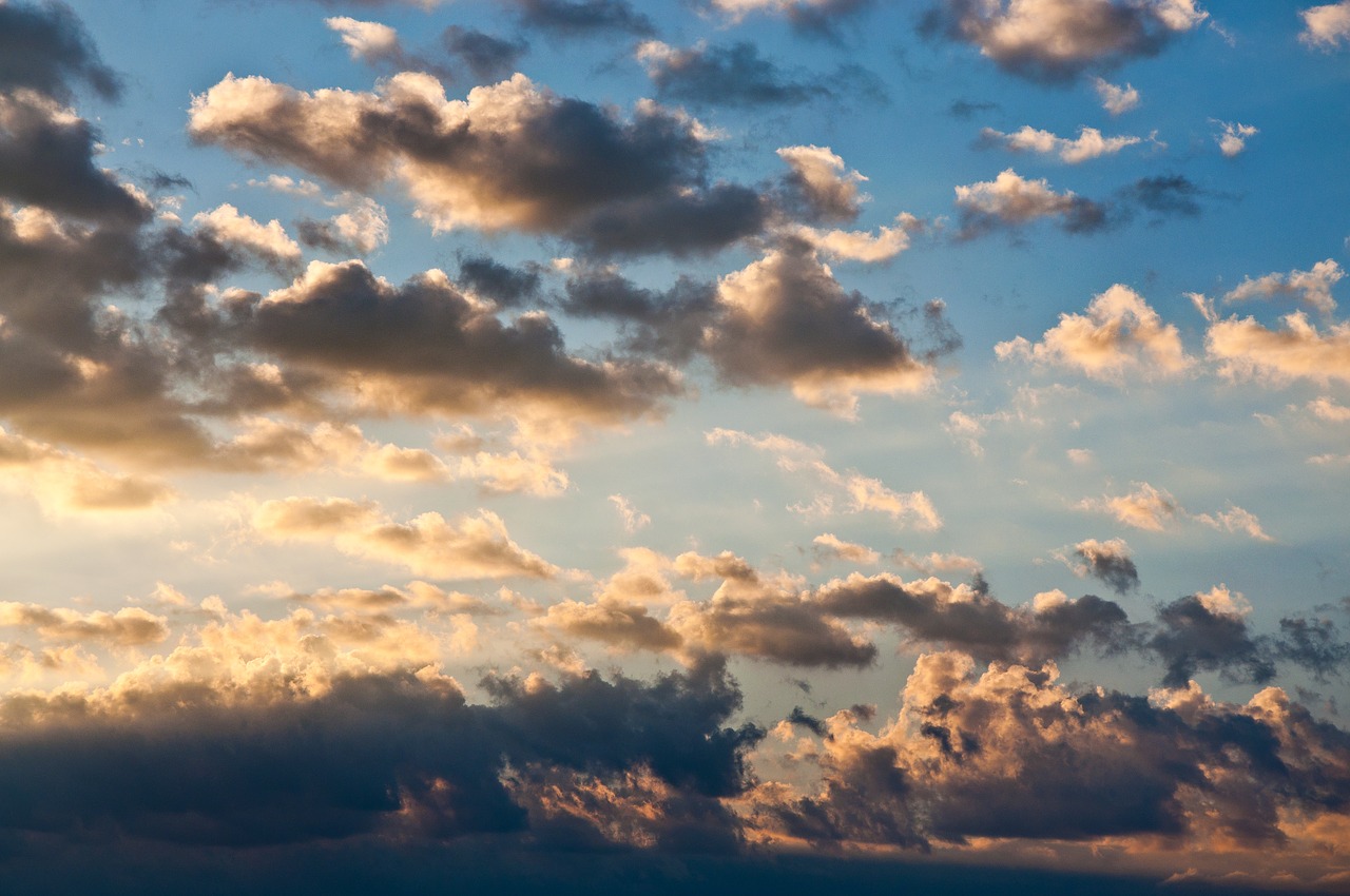 clouds  sky  colorful free photo