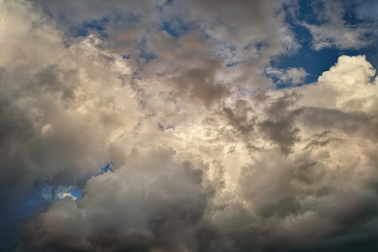 clouds  sky  blue free photo