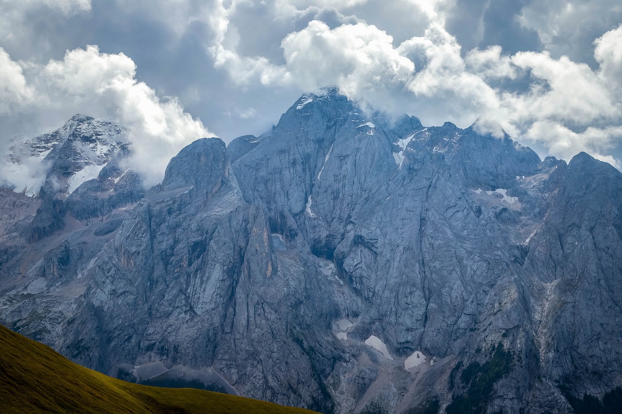 clouds  mountains  dolomites free photo